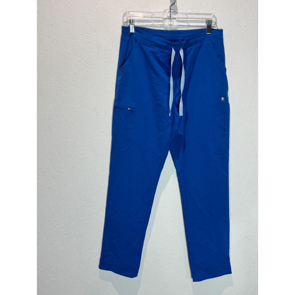 Figs Yola High-Rise Slim Scrub Pant Royal Blue Technical TW2000R Medium
